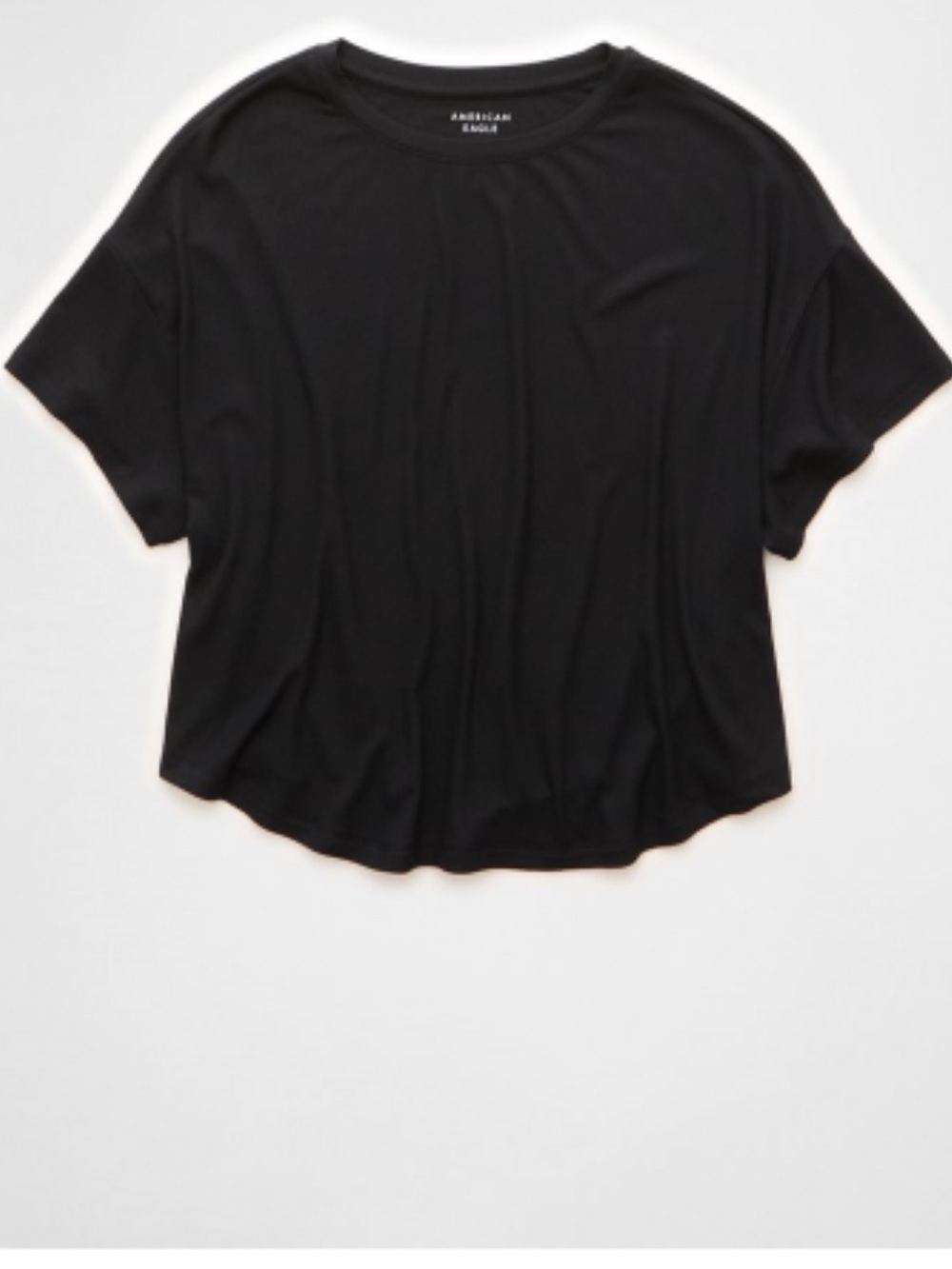 American Eagle Soft and Sexy Boxy Tee Large Ribbed